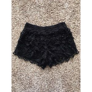 Lace/ Crocheted Shorts